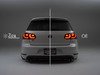 ES#2730504 - 5K0941055RC - LED Tinted Tail Light Set - Cherry Red - A complete set of European style LED tail lights with wiring harnesses - ZiZa - Volkswagen
