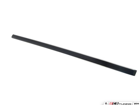 ES#78382 - 51138125350 - Door Trim - Front Right - Features a chrome strip on black plastic trim. - Genuine BMW - BMW