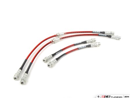 ES#1866544 - B6PASKIT - Exact-Fit Stainless Steel Brake Lines - Complete Kit - DOT-compliant kit to improve pedal feel in your vehicle. - ECS - Volkswagen