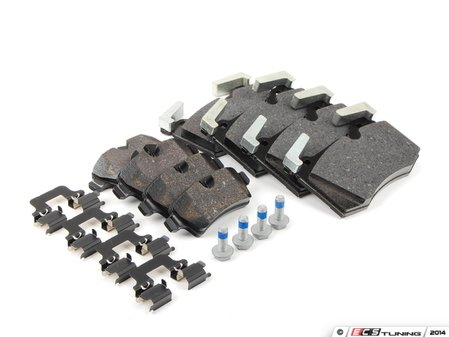 ES#2593919 - 34116789157KT - Brake Pad Kit - Genuine MINI - JCW - Replacement brake pads to restore your stopping power : Front & Rear - Genuine MINI - MINI