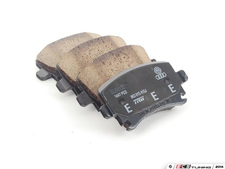 ES#316420 - 1K0698451H - Brake Pad Set - Genuine Volkswagen Audi - Volkswagen