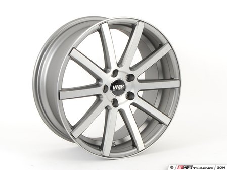 ES#3138478 - v13993KT - 19" V702 - Set Of Four - 19"x8.5" ET45 5x112 - Matte Gunmetal/Brushed Face - VMR - Audi Volkswagen