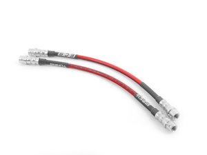 ES#2594447 - 002424ECS01A - Exact-Fit Stainless Steel Brake Lines - Rear - DOT-compliant lines to improve pedal feel in your vehicle. - ECS - Porsche