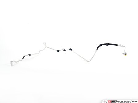 ES#2137826 - 8K0260710Q - A/C Hose  - Connects the condenser to the evaporator pipe - Genuine Volkswagen Audi - Audi