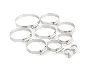 ES#2730465 - FMKT006HC - Hose Clamp Set  - Full clamp set for boost hoses - Forge - Audi Volkswagen