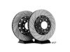 ES#2561992 - 000505ECS01AKT - 2-Piece Lightweight Front Brake Rotors - Pair (325x28) - (NO LONGER AVAILABLE) - Direct bolt-on cross-drilled and slotted replacement - 2-piece semi-floating rotors offer reduced unsprung weight and additional cooling capacity versus OEM for improved braking, handling, and ride quality! - ECS - 