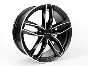 ES#2713255 - 627-1 - 18" Style 627 Wheels - Set Of Four - (NO LONGER AVAILABLE) - 18"x8" ET45 66.6CB 5x112 Black/Machined Face - Alzor - 