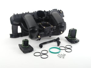 ES#3072592 - 11617559523KT4 - Intake Manifold Upgrade Kit - Bolt-on 3-stage intake manifold featuring a Bav Auto intake manifold with high quality DISA valves and gaskets - Assembled By ECS - BMW