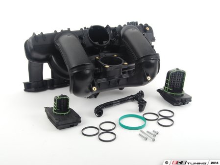 ES#3072592 - 11617559523KT4 - Intake Manifold Upgrade Kit - Bolt-on 3-stage intake manifold featuring a Bav Auto intake manifold with high quality DISA valves and gaskets - Assembled By ECS - BMW