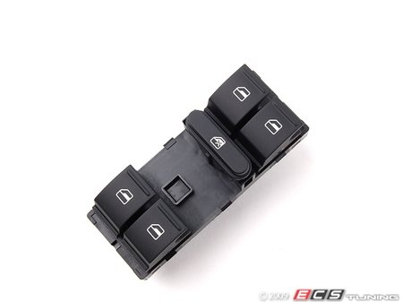 ES#2955605 - 1K4959857CREH -  Window Switch - Black - Window switch assembly located on the driver door - Genuine Volkswagen Audi - Volkswagen