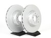 ES#2598458 - ECSE393411-6KT - Front Brake Service Kit - Featuring Zimmermann rotors and ECS DD23 Daily Driver ceramic pads - Assembled By ECS - BMW
