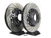 ES#2717944 - 003294ECS01KT - 2-Piece Lightweight Front Brake Rotors - Pair (348x30) - Direct bolt-on cross-drilled and slotted replacement offering a 4.5lbs weight savings per rotor for improved braking, handling, and ride quality! - ECS - BMW