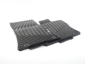 ES#2723490 - 8V5061502041 - Front All Weather Rubber Floor Mats - black - Featuring the 'A3' logo - Genuine Volkswagen Audi - Audi