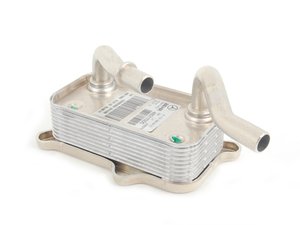 ES#1636663 - 1121880401 - Engine Oil Cooler Assembly - At Oil Filter Housing - Genuine Mercedes Benz - Mercedes Benz
