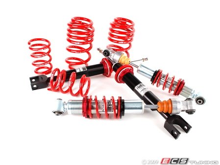 ES#1303510 - 39471-1 - Premium Performance Coilover - Ultra lightweight aluminum performance kit. Average lowering of 1.6"-2.5"F 1.3"-2.0"R - H&R - Audi