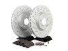 ES#2762642 - 2034211312KT3 - Front Brake Service Kit - Sport - Featuring Meyle rotors and OP Parts pads - Assembled By ECS - Mercedes Benz