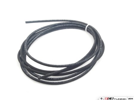 ES#2765742 - N203531-5 -  Cloth Braided Fuel/Vacuum Hose - Black - 5 Meter - Replace your cracked or frayed fuel or vacuum lines. 3.5mm ID - Rein - Audi BMW Volkswagen Mercedes Benz MINI Porsche