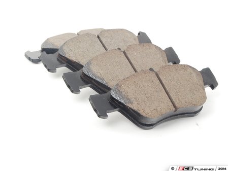 ES#3161591 - EUR710 - Front Euro Ceramic Brake Pad Set - Ceramic composite developed to meet low dust & noise requirements. Includes wear sensors. - Akebono - Mercedes Benz