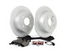 ES#2731700 - 34111160915KT3 - Rear Brake Service Kit - Featuring Zimmermann coated rotors and Pagid brake pads - Assembled By ECS - BMW