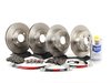 ES#2762754 - 34111160915KT6 - Performance Front And Rear Brake Service Kit - Featuring Brembo rotors, Hawk HPS pads and ECS Exact-Fit Stainless Steel Brake Lines - Assembled By ECS - BMW