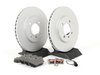 ES#2731699 - 34111160915KT2 - Front Brake Service Kit - Featuring Zimmermann coated rotors and Pagid brake pads - Assembled By ECS - BMW
