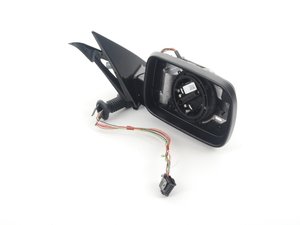 ES#84329 - 51167890078 - Heated Mirror without Glass - Right -Gloss Black - Genuine BMW - BMW