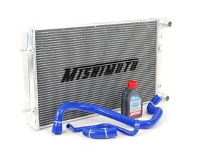 ES#2602601 - MMHOSETT99BLKT - Cooling System Refresh Kit - Performance - Improved cooling and performance, featuring Mishimoto Radiator and 3 piece blue silicone coolant hose kit - Assembled By ECS - Audi