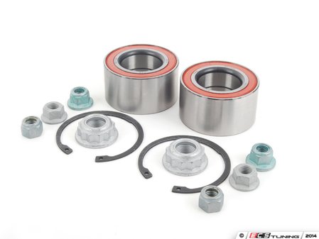 ES#2765565 - 1J0498625KT2 - Front Wheel Bearing Kit - Includes both front wheel bearings with installation hardware - Bremmen Parts - Audi Volkswagen