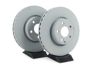 ES#2609023 - 2044210812KT4 - Front Brake Rotors - Pair - Includes left and right front brake rotors - Genuine Mercedes Benz - Mercedes Benz