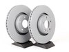 ES#252536 - 4F0615301EKT5 - Front Brake Rotors - Pair (321x30) - With "Coat Z-AntiCorrission" coating - Zimmermann - Audi