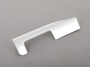 ES#118963 - 51458235581 - Dash board trim - left - Matte chrome dash board trim that surrounds the headlight switch  - Genuine BMW - BMW