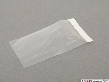 ES#1617798 - 0045847338 - "G. Daimler" Sticker - Located in the bottom right (passenger) corner of your windshield - Genuine Mercedes Benz - Mercedes Benz