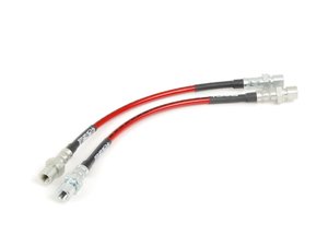 ES#2594452 - 002426ECS01A - Exact-Fit Stainless Steel Brake Lines - Front - DOT-compliant lines to improve pedal feel in your vehicle. - ECS - Porsche