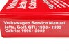 ES#2795 - VG99 - VW MKIII Jetta, Golf, GTI (93-99), Cabrio (1995-2002) Service Manual - A comprehensive must-have for any do-it-yourselfer! Includes 1,088 pages of maintenance, service, and repair information - Bentley - Volkswagen