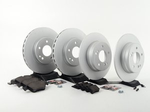 ES#2762657 - 2034210312KT11 - Front & Rear Brake Service Kit - Featuring Meyle rotors and OP Parts pads - Assembled By ECS - 