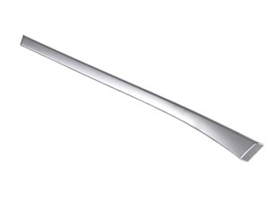 ES#98239 - 51412695577 - Matte Chrome Front Door Trim Insert - Left - Found at the top of the door panel - Genuine BMW - BMW