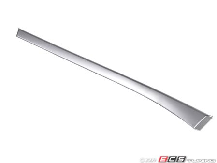 ES#98239 - 51412695577 - Matte Chrome Front Door Trim Insert - Left - Found at the top of the door panel - Genuine BMW - BMW