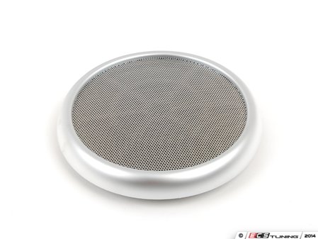 ES#112311 - 51437132691 - Rear Speaker HK Grille - Matt Chrome - Used for the rear lateral trim speaker - Genuine MINI - MINI
