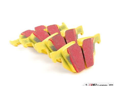 ES#520871 - DP41494R - YellowStuff Performance Brake Pads - Rear Brake Pad Set - EBC's premium sport street pad that offers high friction levels and heat fade resistance - EBC - BMW