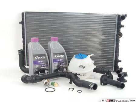 ES#2710336 - 1J0121253P - ECS Cooling System Refresh Kit - OE Plus - Replace the most common failure points in your cars cooling system including a heavy-duty, 3-row radiator upgrade - Assembled By ECS - Volkswagen