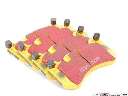 ES#521033 - DP41939R - Front Yellowstuff Performance Brake Pad Set - EBC's premium sport street pad that offers high friction levels and heat fade resistance - EBC - Audi Mercedes Benz