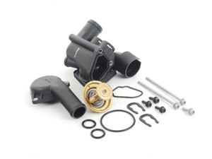 ES#2763366 - 075121113DKT2 - Thermostat Replacement Kit - Maintain proper operating temperature with a new thermostat, housings and hardware - Assembled By ECS - Volkswagen