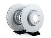ES#2539501 - 95535140300KT2 - Front Brake Rotors - Pair 14.49" (368mm) - Front axle fitment - Both left and right - Zimmermann - Porsche