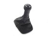 ES#308230 - 1J0711113AE74 - Shift Knob With Boot - Black Leather - (NO LONGER AVAILABLE) - Black leather shift knob and black leather boot for 5-speed manual - Genuine Volkswagen Audi - 