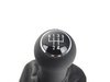 ES#308230 - 1J0711113AE74 - Shift Knob With Boot - Black Leather - (NO LONGER AVAILABLE) - Black leather shift knob and black leather boot for 5-speed manual - Genuine Volkswagen Audi - 
