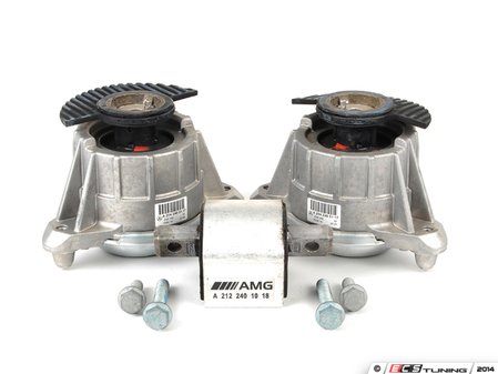 ES#2763605 - 20424051171KT - Engine & Transmission Mount Kit - Mercedes-Benz W204 C63 AMG - Restore factory smoothness and lock down your M156 V8 with this complete mount and hardware replacement kit. - Genuine Mercedes Benz - Mercedes Benz