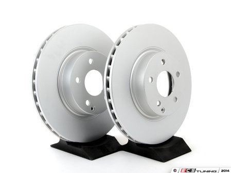 ES#2649946 - 2114210912KT4 - Front Brake Rotors - Pair - Featuring a protective Meyle Platinum coating - Meyle - Mercedes Benz