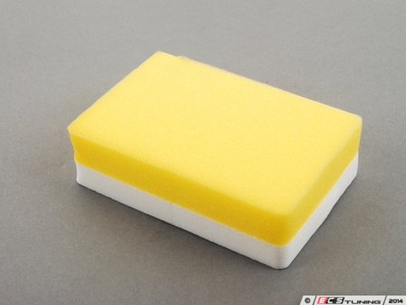 ES#2626133 - 417300 - Application Sponge - Finely poured yellow sponge with a white grip - SONAX - Audi BMW Volkswagen Mercedes Benz MINI Porsche