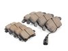 ES#2581911 - EUR1107KT - Front & Rear Euro Ceramic Brake Pad Kit - Ceramic composite developed to meet low dust & noise requirements, includes front and rear pads - Akebono - Audi Volkswagen