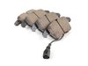 ES#2581911 - EUR1107KT - Front & Rear Euro Ceramic Brake Pad Kit - Ceramic composite developed to meet low dust & noise requirements, includes front and rear pads - Akebono - Audi Volkswagen